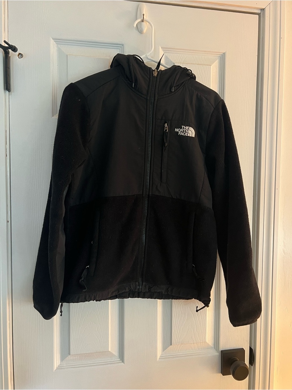 The North Face Black Lightweight Hooded Fleece Jacket